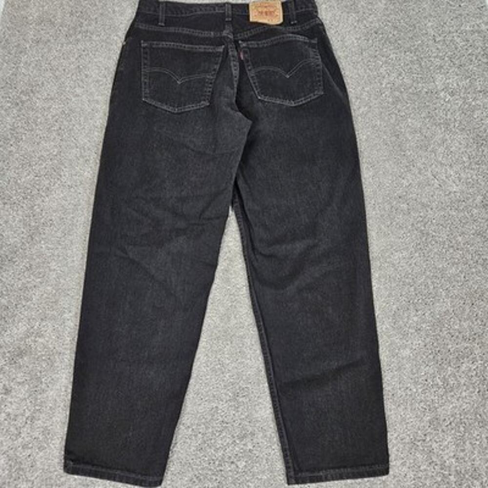 Vtg Levis 560 Jeans Men's 36X32 Black Loose Tapered Grunge Skater Made In USA